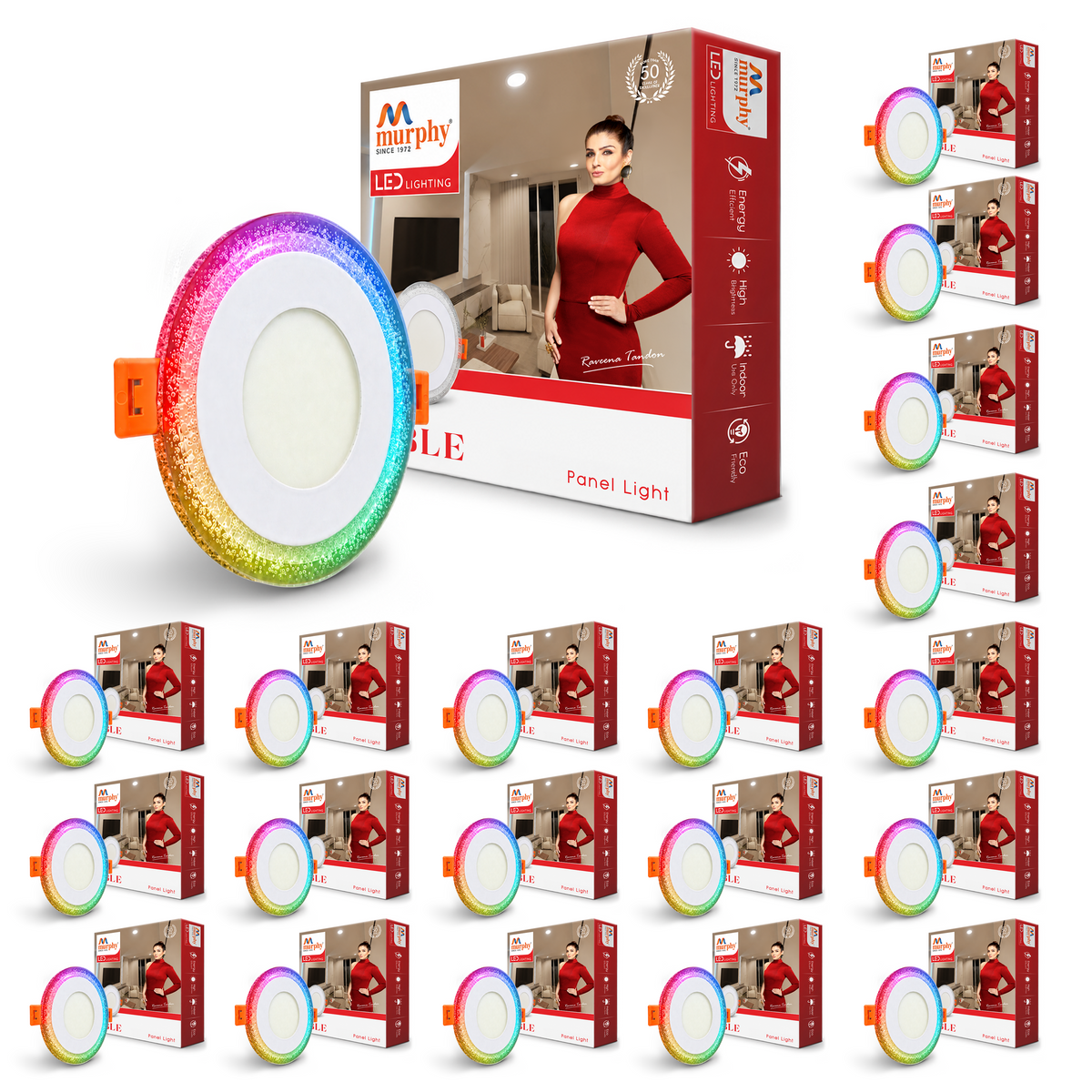 Murphy Bubble 3W+3W Round LED Panel Light | 2-in-1 Glow | Premium Ceiling Light (Clearance Sale)