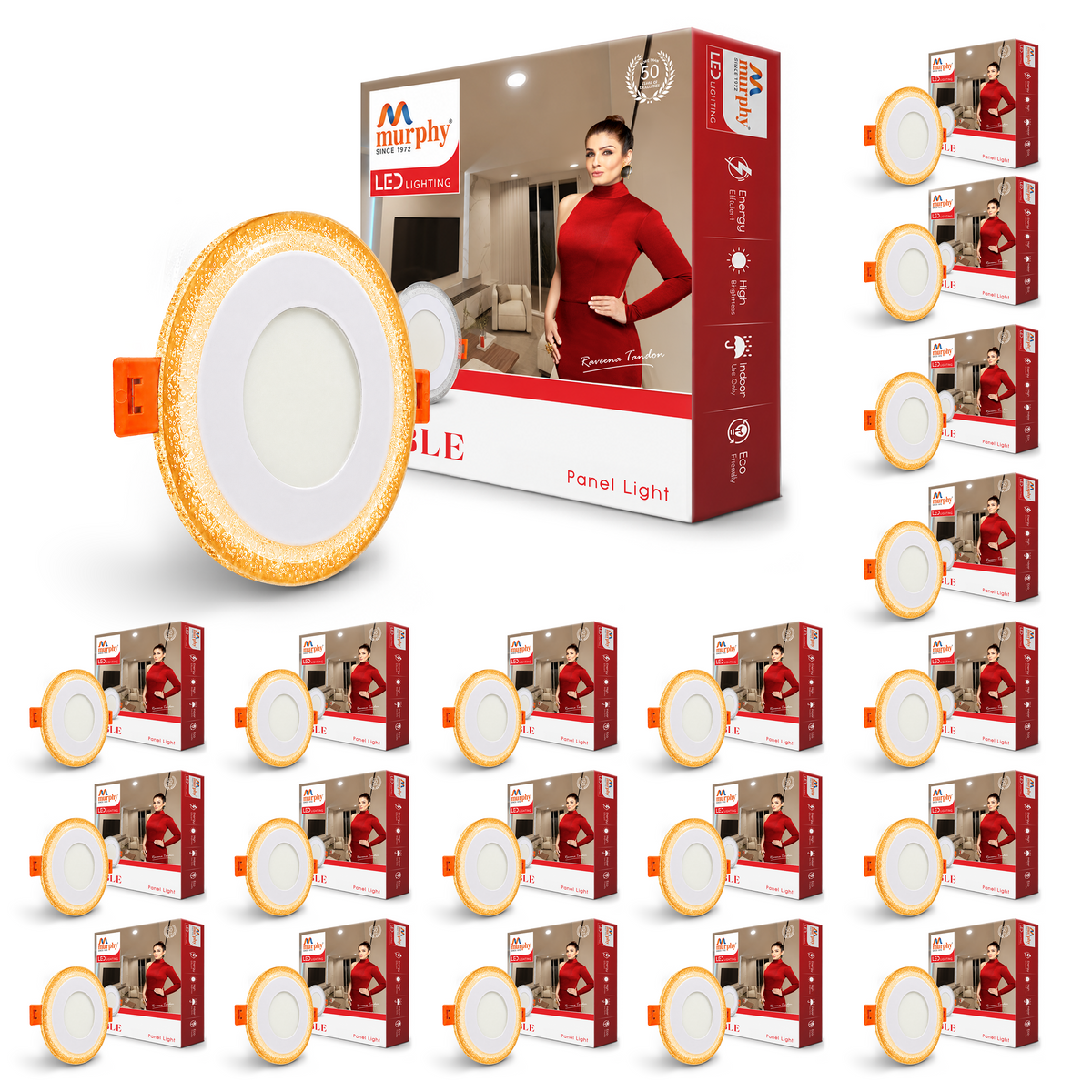 Murphy Bubble 3W+3W Round LED Panel Light | 2-in-1 Glow | Premium Ceiling Light (Clearance Sale)