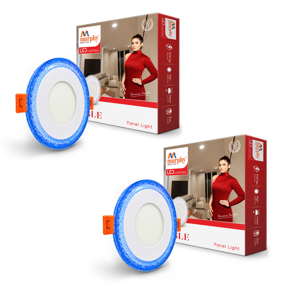 Murphy Bubble 3W+3W Round LED Panel Light | 2-in-1 Glow | Premium Ceiling Light (Clearance Sale)