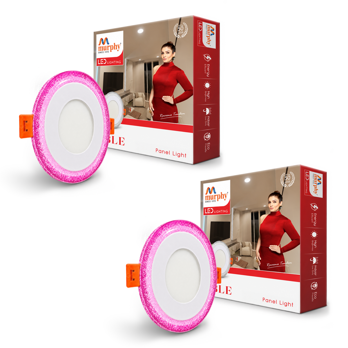 Murphy Bubble 3W+3W Round LED Panel Light | 2-in-1 Glow | Premium Ceiling Light (Clearance Sale)
