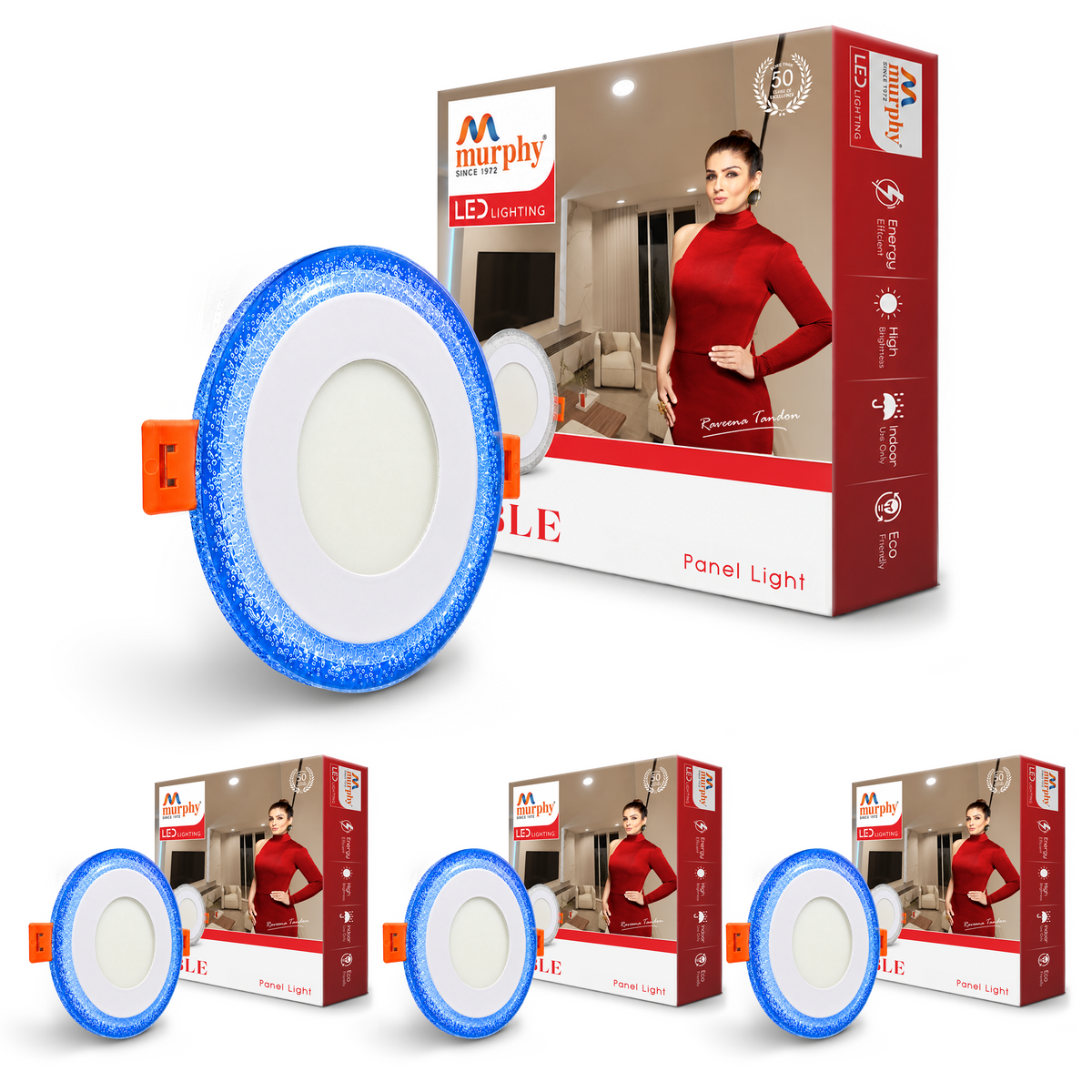 Murphy Bubble 3W+3W Round LED Panel Light | 2-in-1 Glow | Premium Ceiling Light (Clearance Sale)