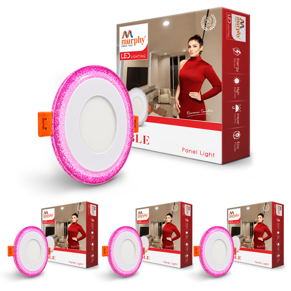 Murphy Bubble 3W+3W Round LED Panel Light | 2-in-1 Glow | Premium Ceiling Light (Clearance Sale)