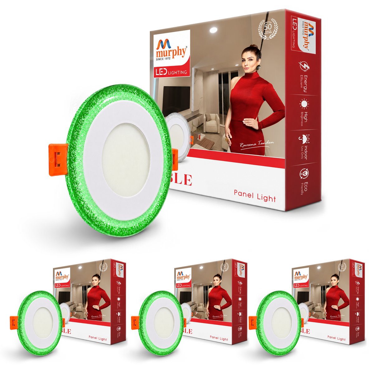 Murphy Bubble 3W+3W Round LED Panel Light | 2-in-1 Glow | Premium Ceiling Light (Clearance Sale)