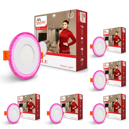 Murphy Bubble 3W+3W Round LED Panel Light | 2-in-1 Glow | Premium Ceiling Light (Clearance Sale)