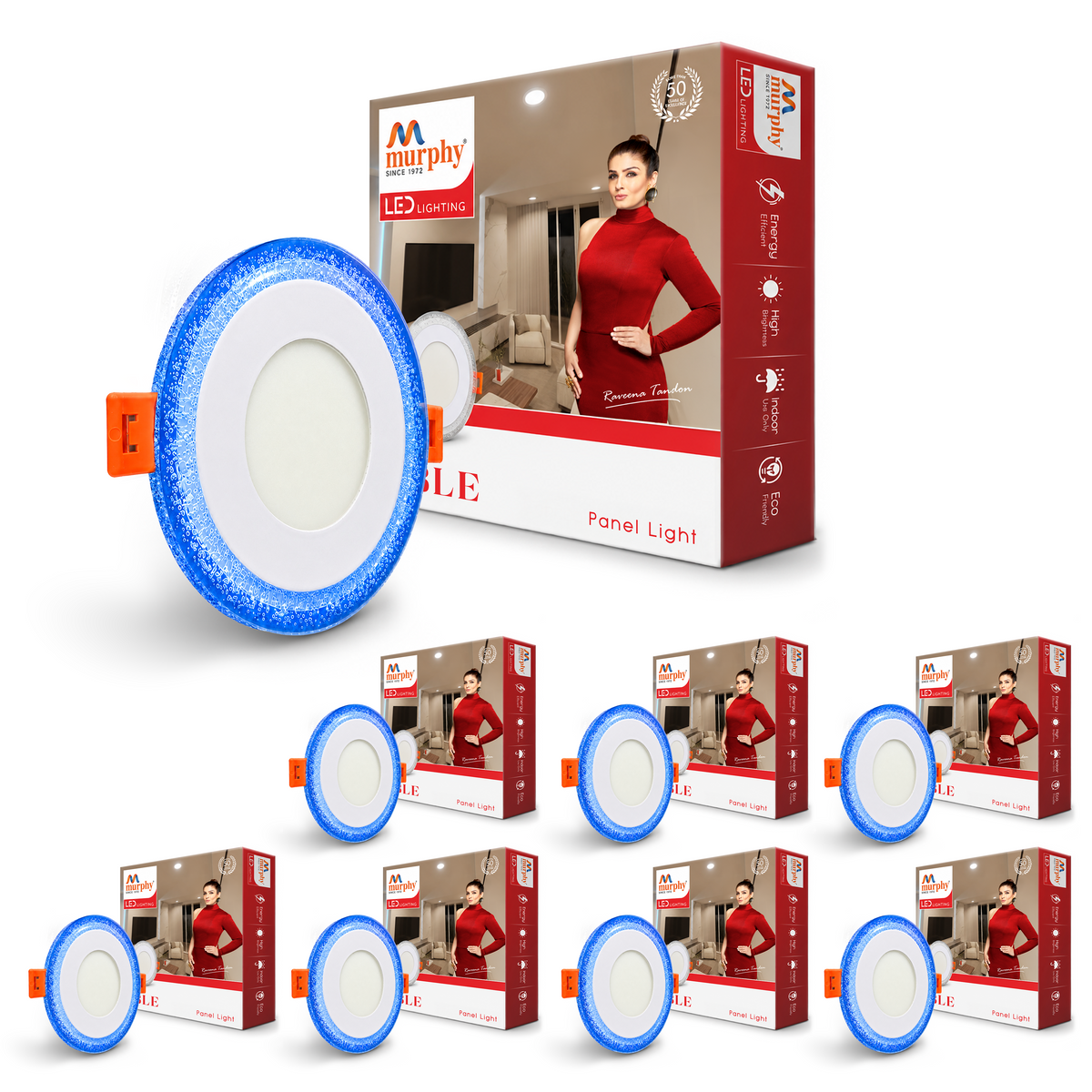 Murphy Bubble 3W+3W Round LED Panel Light | 2-in-1 Glow | Premium Ceiling Light (Clearance Sale)