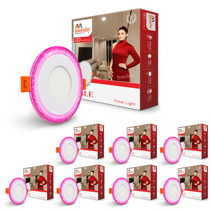 Murphy Bubble 3W+3W Round LED Panel Light | 2-in-1 Glow | Premium Ceiling Light (Clearance Sale)