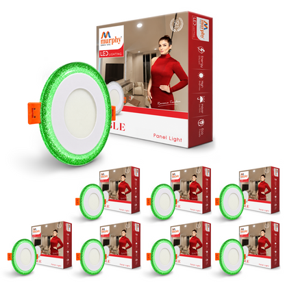 Murphy Bubble 3W+3W Round LED Panel Light | 2-in-1 Glow | Premium Ceiling Light (Clearance Sale)