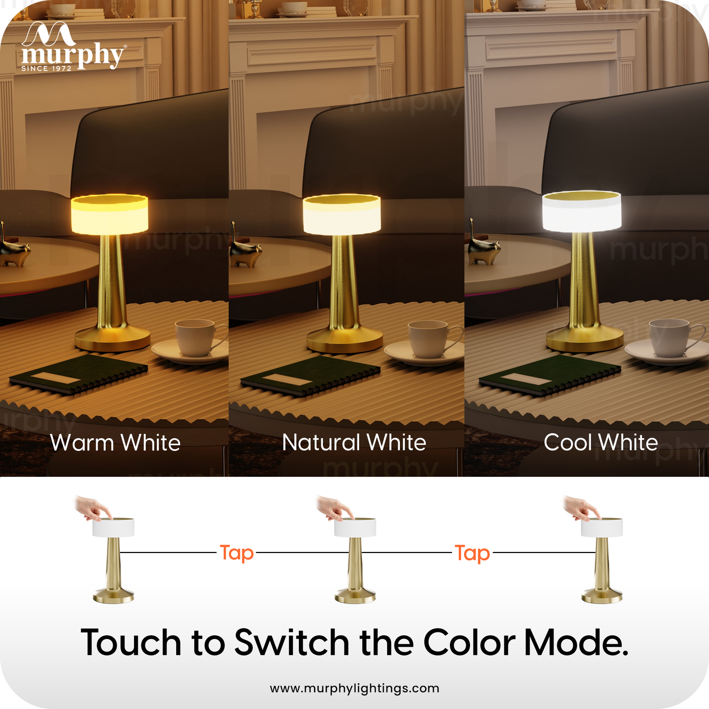 Murphy Rechargeable Table Lamp