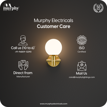 Murphy Nexus 6W Decorative Wall Light | 3 Color | Gold |