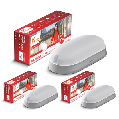 Murphy 10W Motion Sensor Bulkhead Light with Auto Day/Night On-Off Sensor