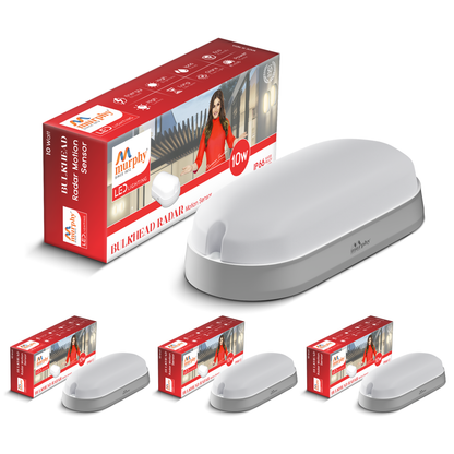 Murphy 10W Motion Sensor Bulkhead Light with Auto Day/Night On-Off Sensor