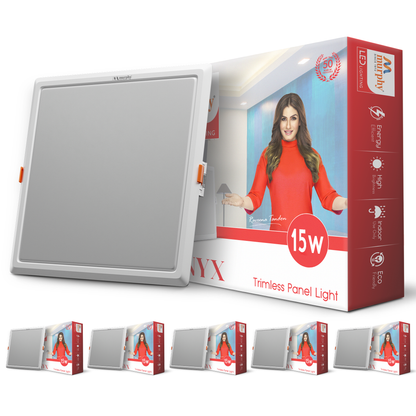 Murphy 15W Trimless 3 Color Changing Square Recess Panel Light