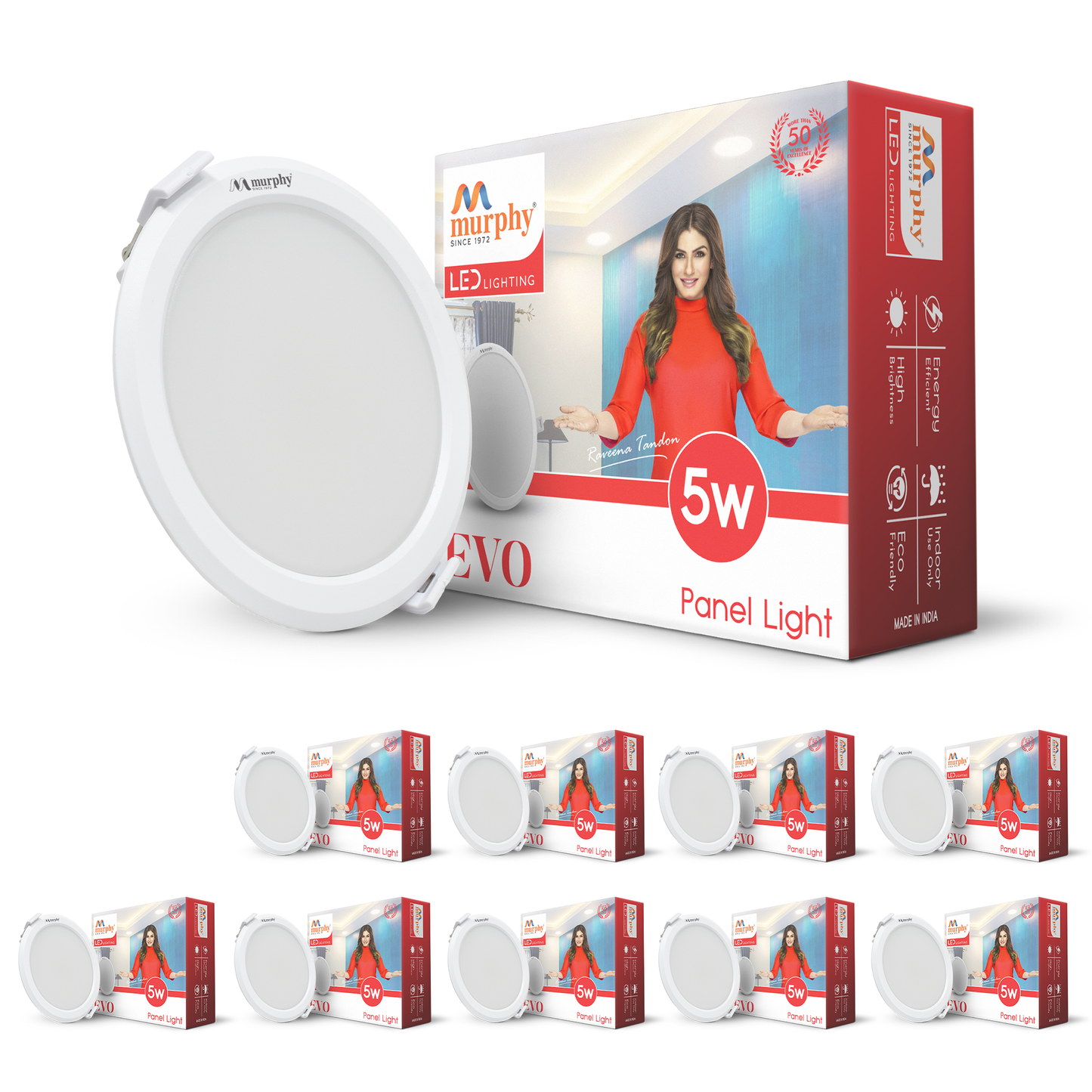 Murphy 5W Evo Round Recess Panel Light