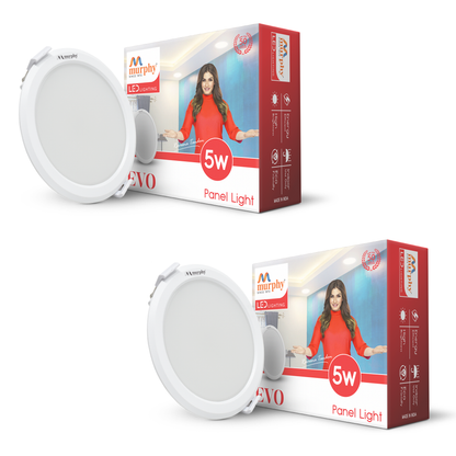 Murphy 5W Evo Round Recess Panel Light