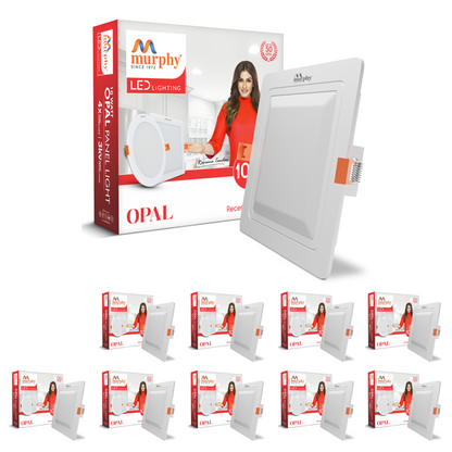 Murphy 10W OPAL Square Recess Panel Light