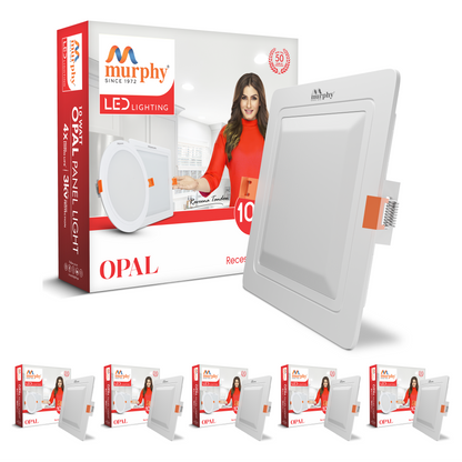 Murphy 10W OPAL Square Recess Panel Light