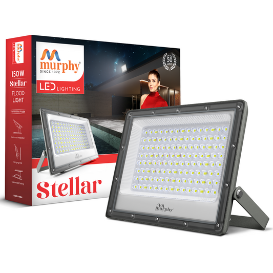 Murphy Steller LED 150W LED Flood Light, IP65 Rated Outdoor Light (Cool White, BIS Approved)