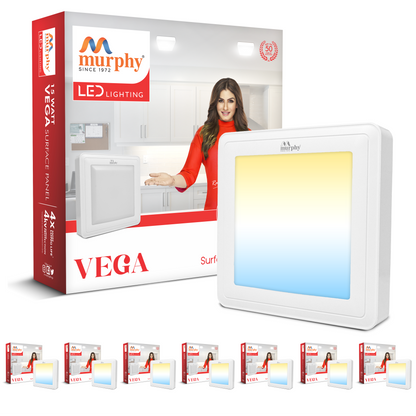 Murphy 15W Vega Color Changing Square Surface Panel Light
