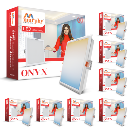 Murphy 15W Trimless 3 Color Changing Square Recess Panel Light