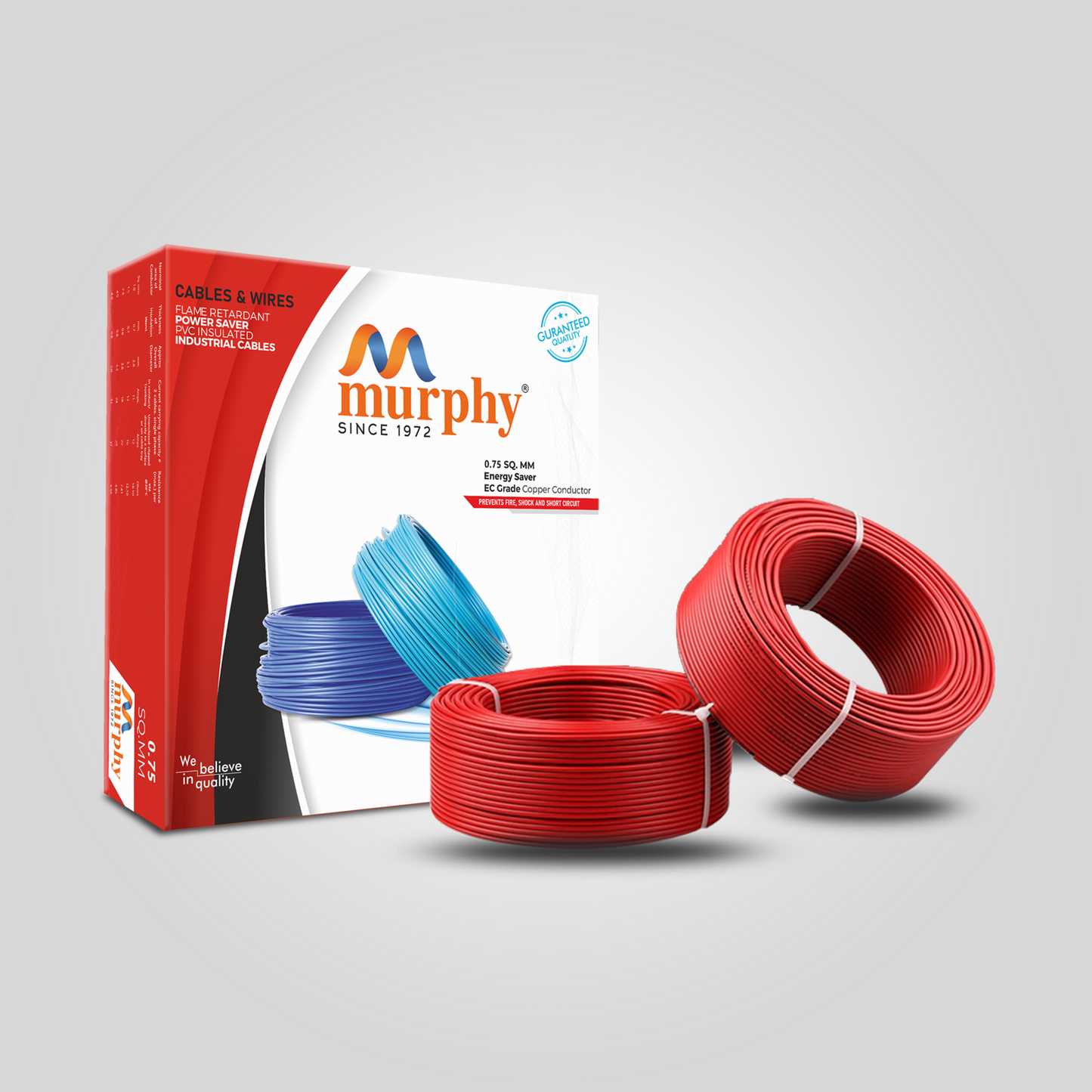 Murphy PVC Insulated Single core wire - 90mtr Per Roll