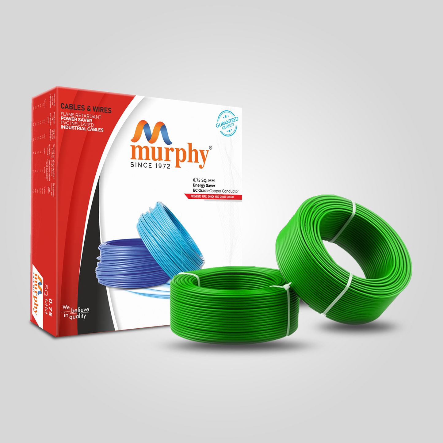 Murphy PVC Insulated Single core wire - 90mtr Per Roll