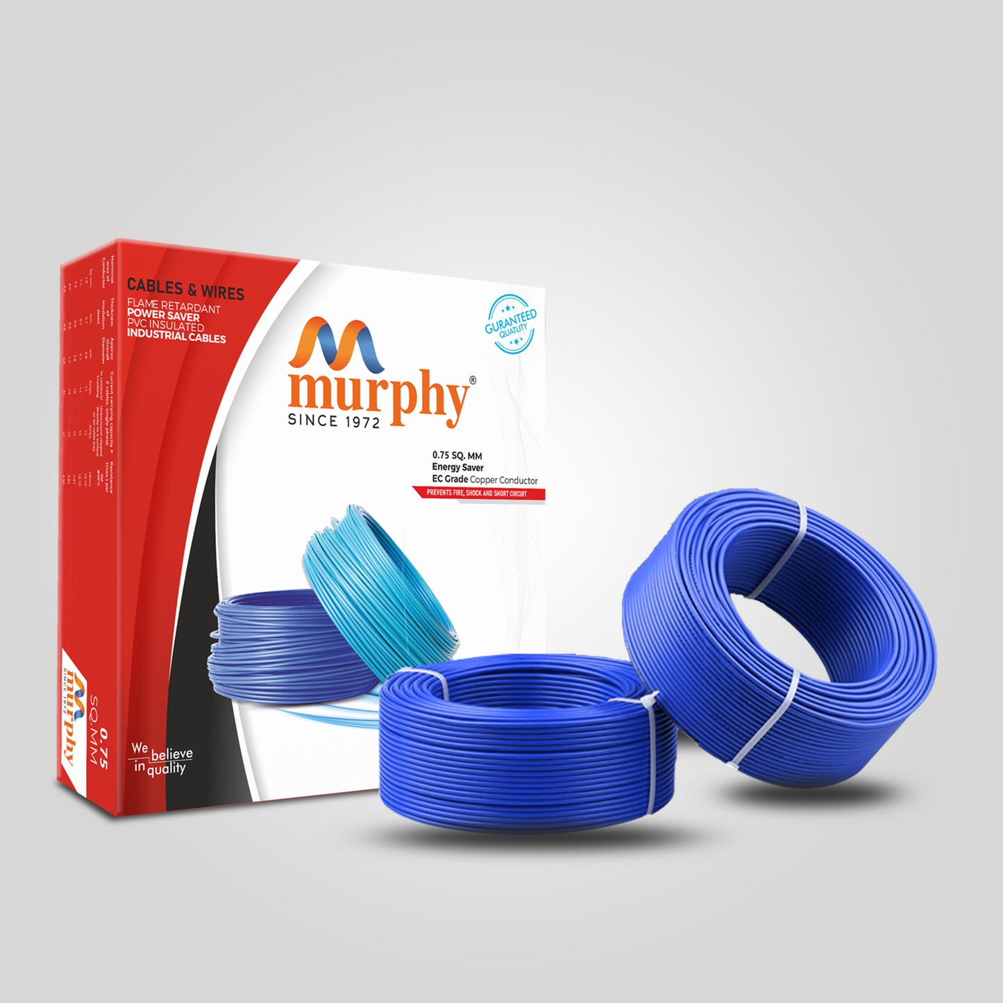 Murphy PVC Insulated Single core wire - 90mtr Per Roll