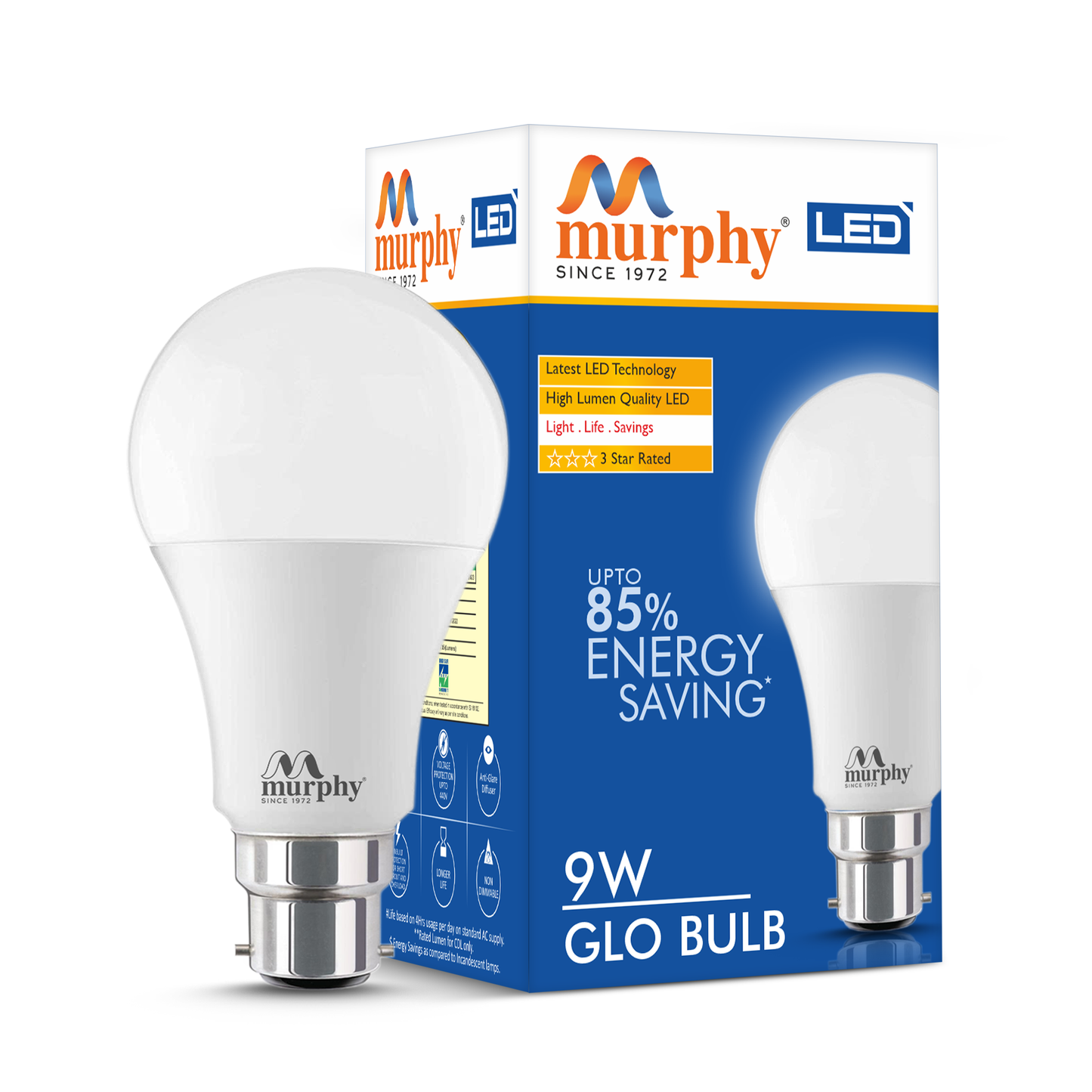 Murphy LED BEE 3 Star 9W GLO Bulb