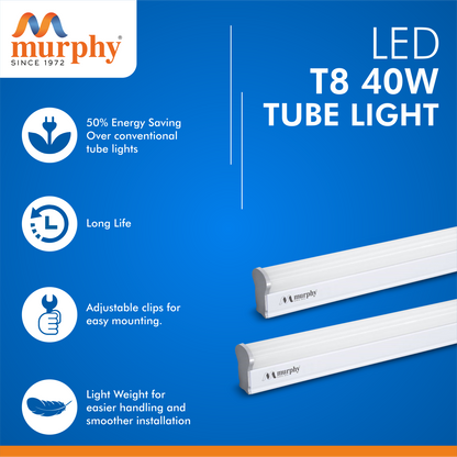 Murphy 40W LED T8 Tube Light