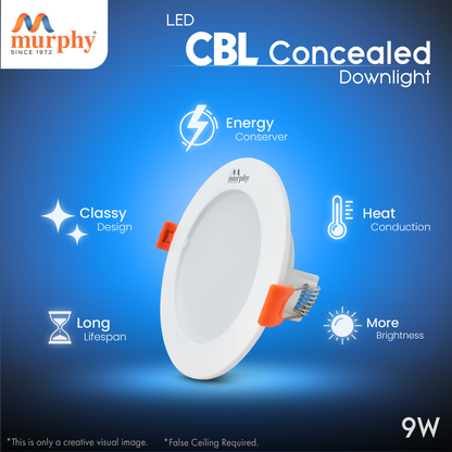 Murphy 9W CBL LED Concealed Box Down Light