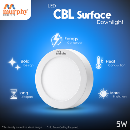 Murphy 5W CBL LED Surface Down Light