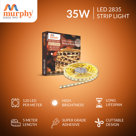 LED STRIP LIGHT 120 LED/Mtr. WITH DRIVER