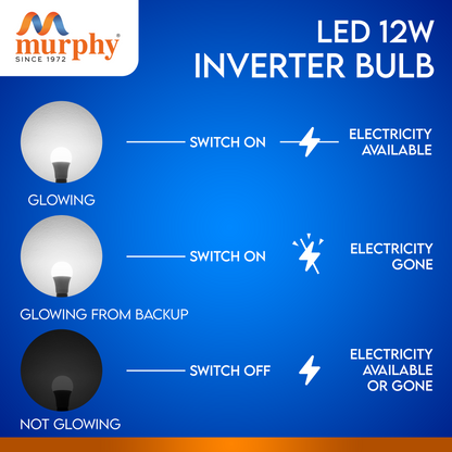 Murphy 12W LED Inverter Bulb