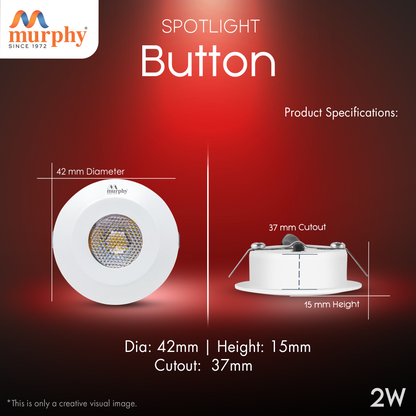 Murphy 2W Button Spot Light