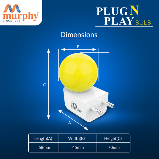 Murphy 0.5W LED Plugin Bulb