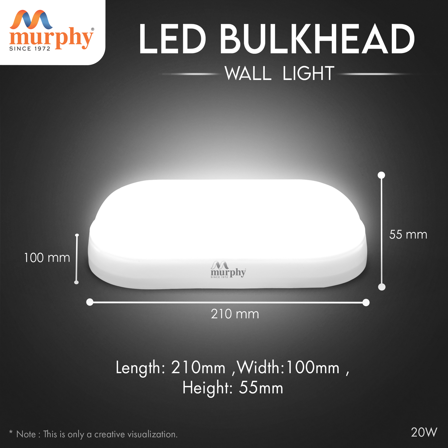20W LED Bulkhead Wall Mount Light