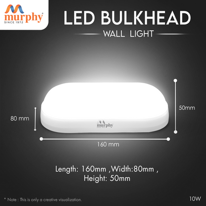 10W LED Bulkhead Wall Mount Light