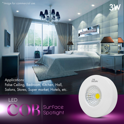 Murphy 3W LED COB Surface Down Light