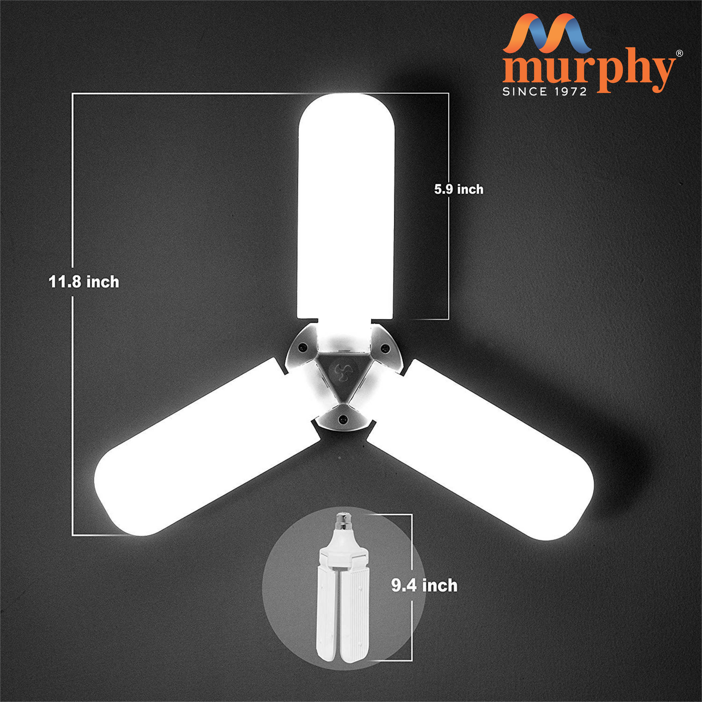 Murphy LED 45W Fan Shape Bulb