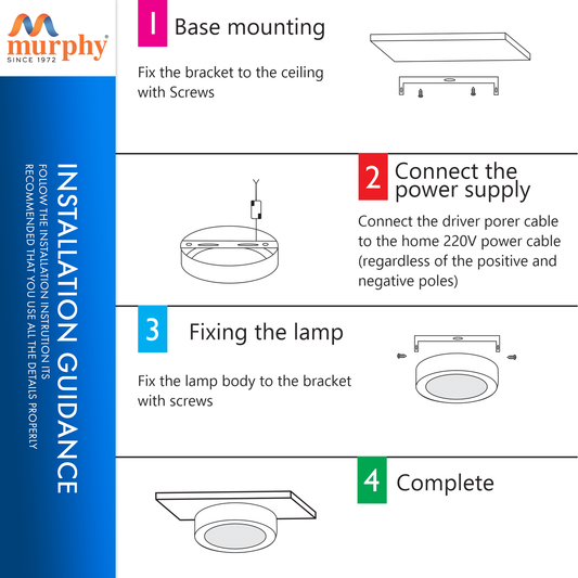 Murphy 15W Slim Round Surface Panel Light