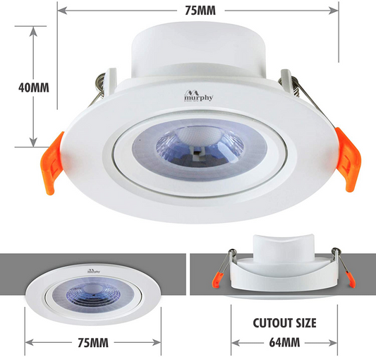 Murphy 3W IRIS LED Junction Box Down Light