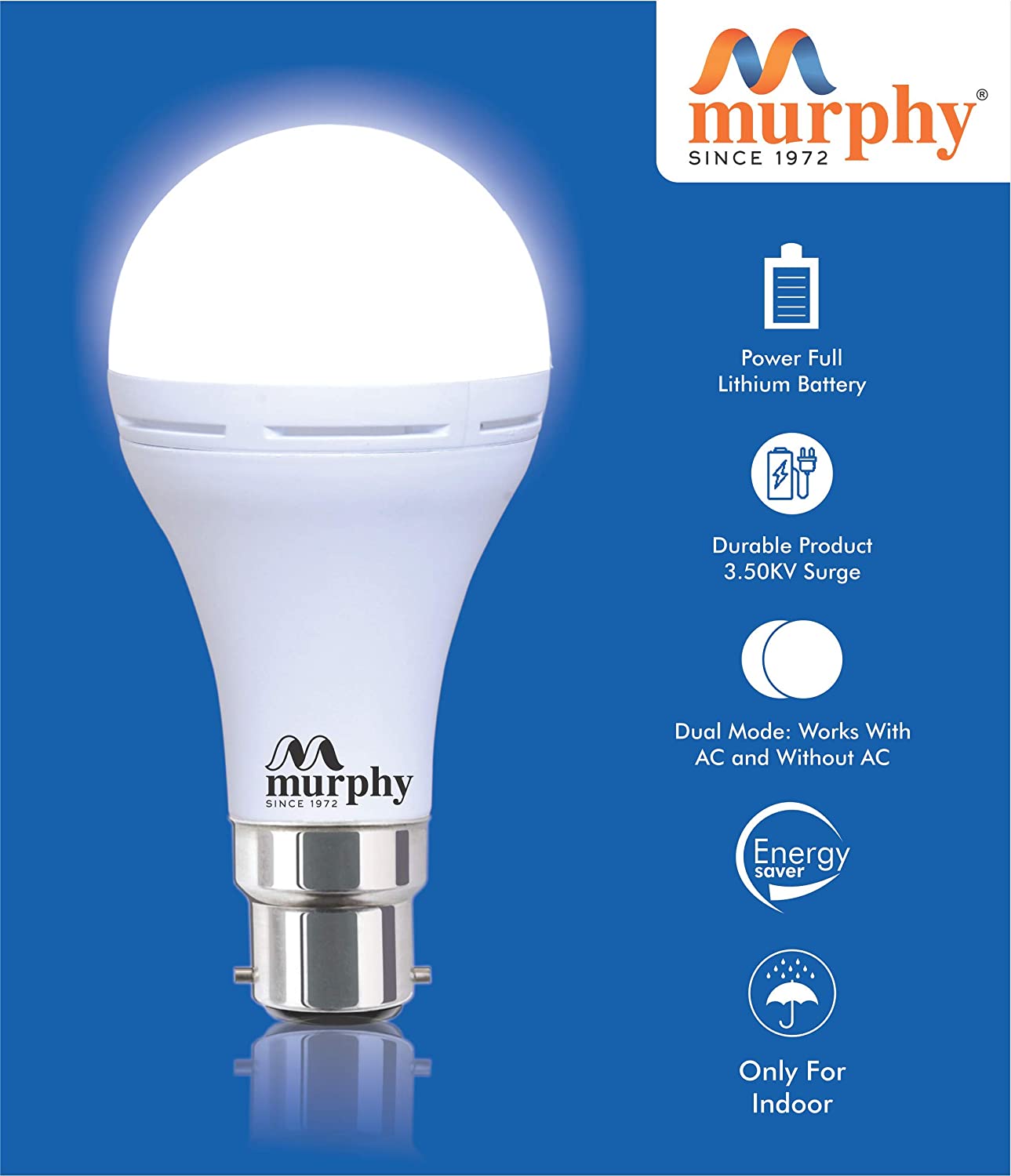 Murphy LED 9W Inverter Bulb