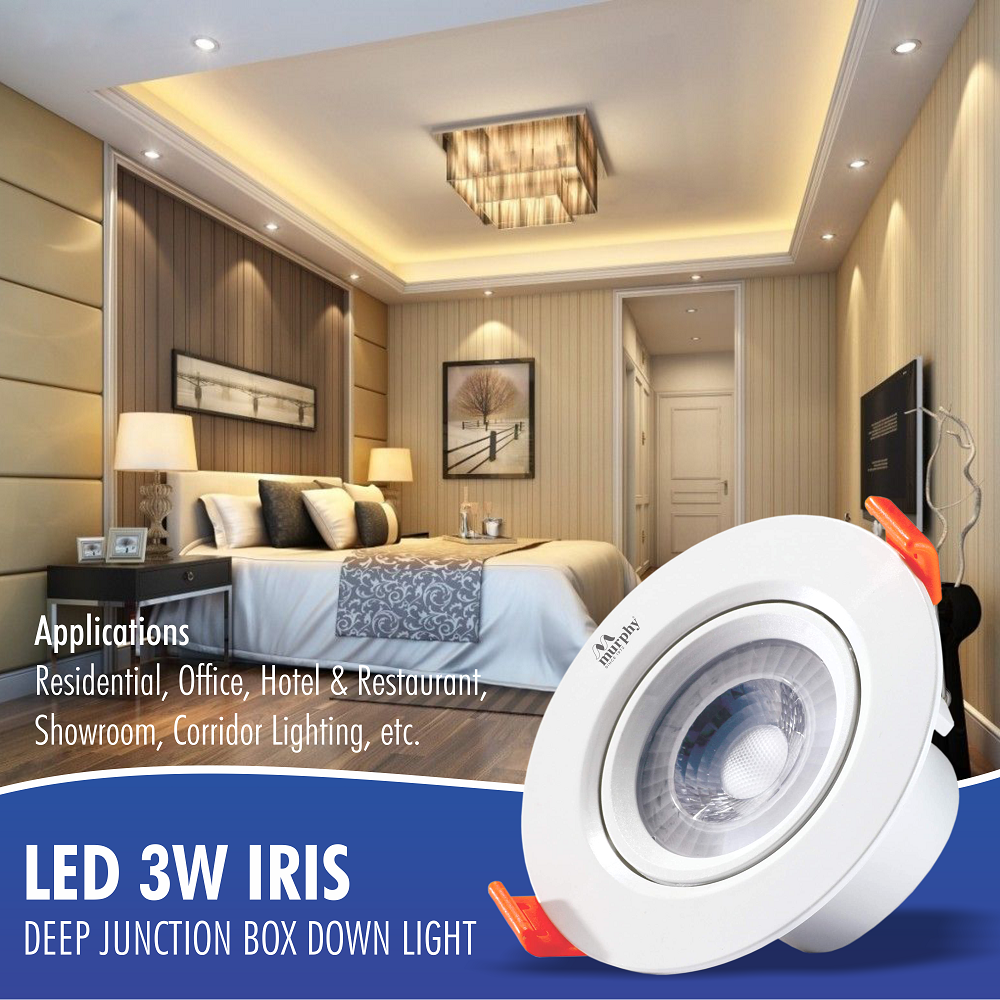 Murphy 3W IRIS LED Junction Box Down Light
