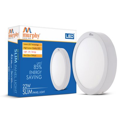 Murphy 22W Slim Round Surface Panel Light