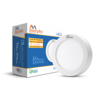 5W CBL Murphy 3-IN-1 Round Surface LED Down Light : CW/WW/NW