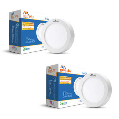 5W CBL Murphy 3-IN-1 Round Surface LED Down Light : CW/WW/NW