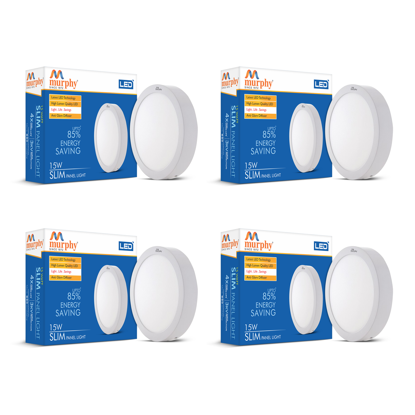 Murphy 15W Slim Round Surface Panel Light