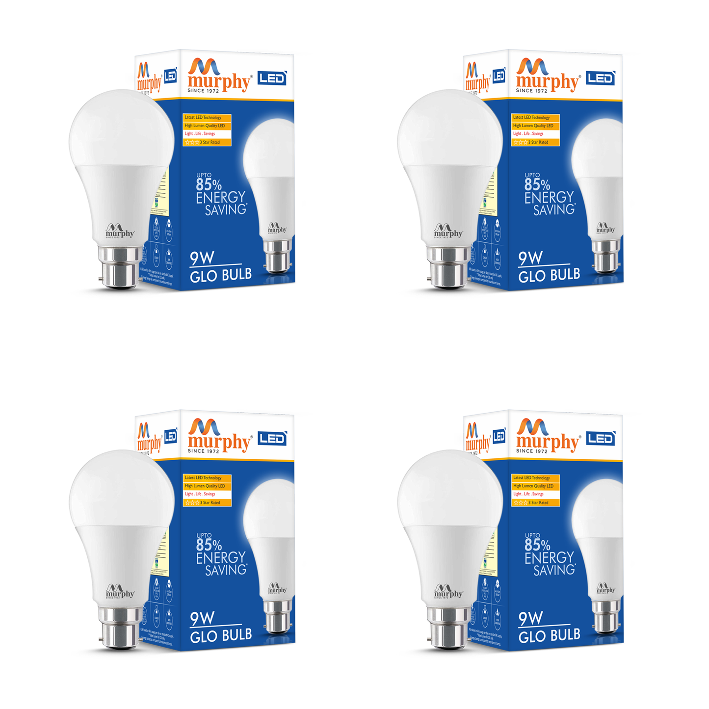 Murphy LED BEE 3 Star 9W GLO Bulb