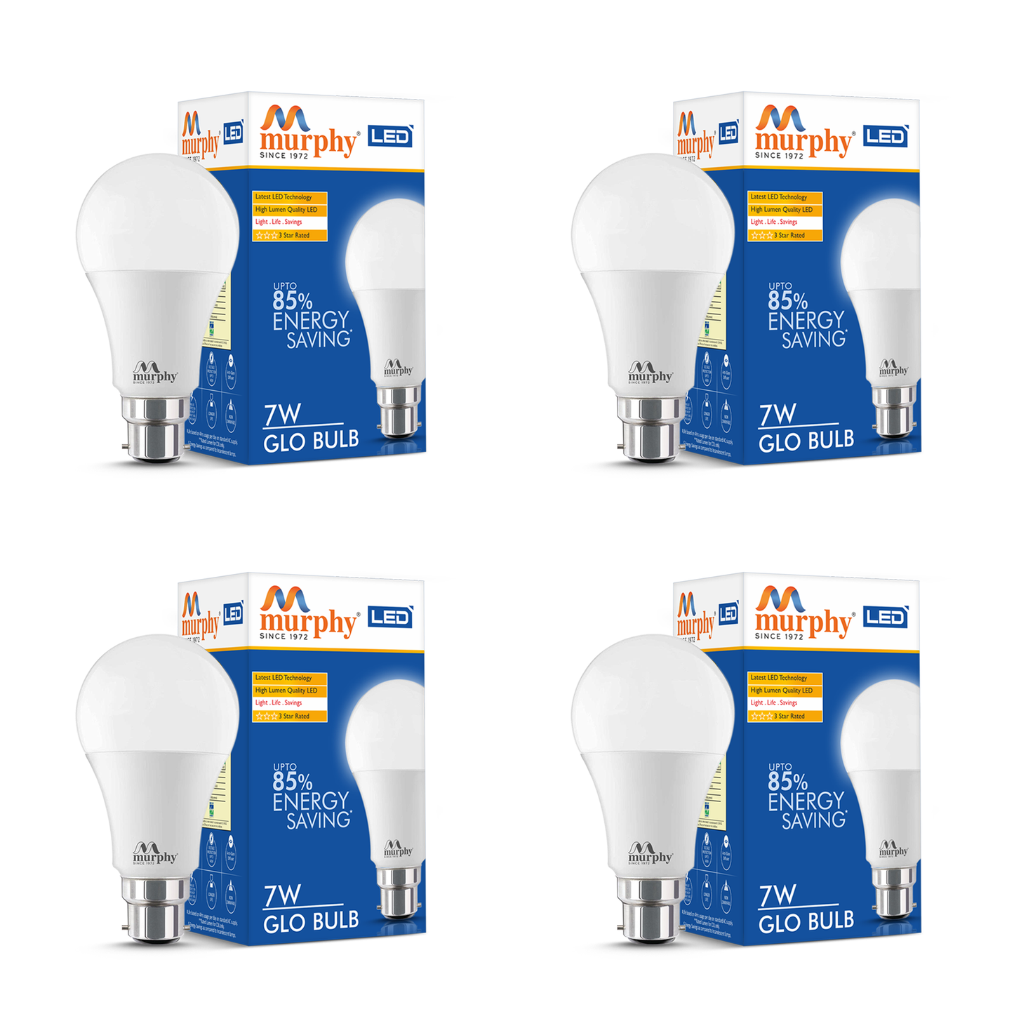Murphy LED BEE 3 Star 7W GLO Bulb