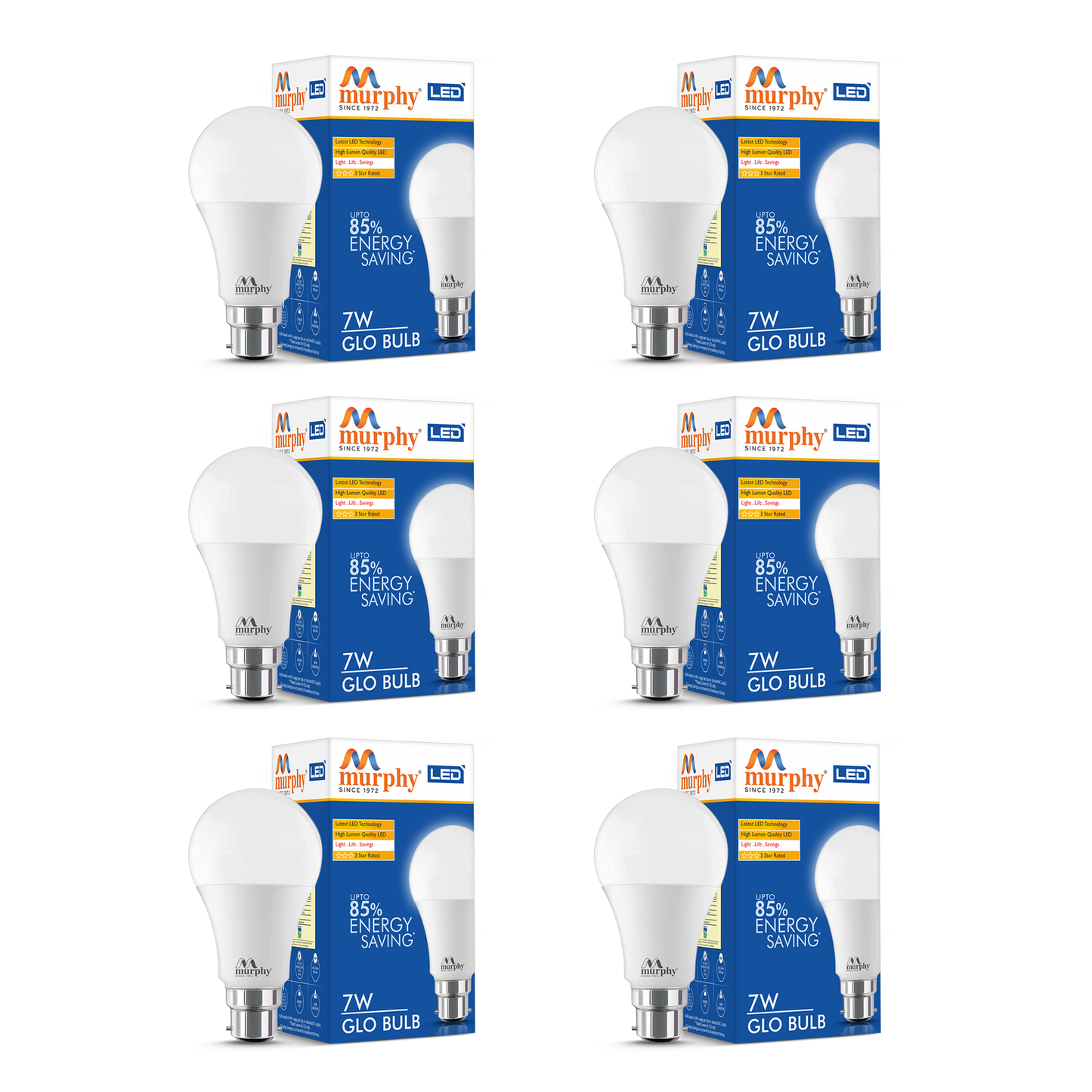 Murphy LED BEE 3 Star 7W GLO Bulb