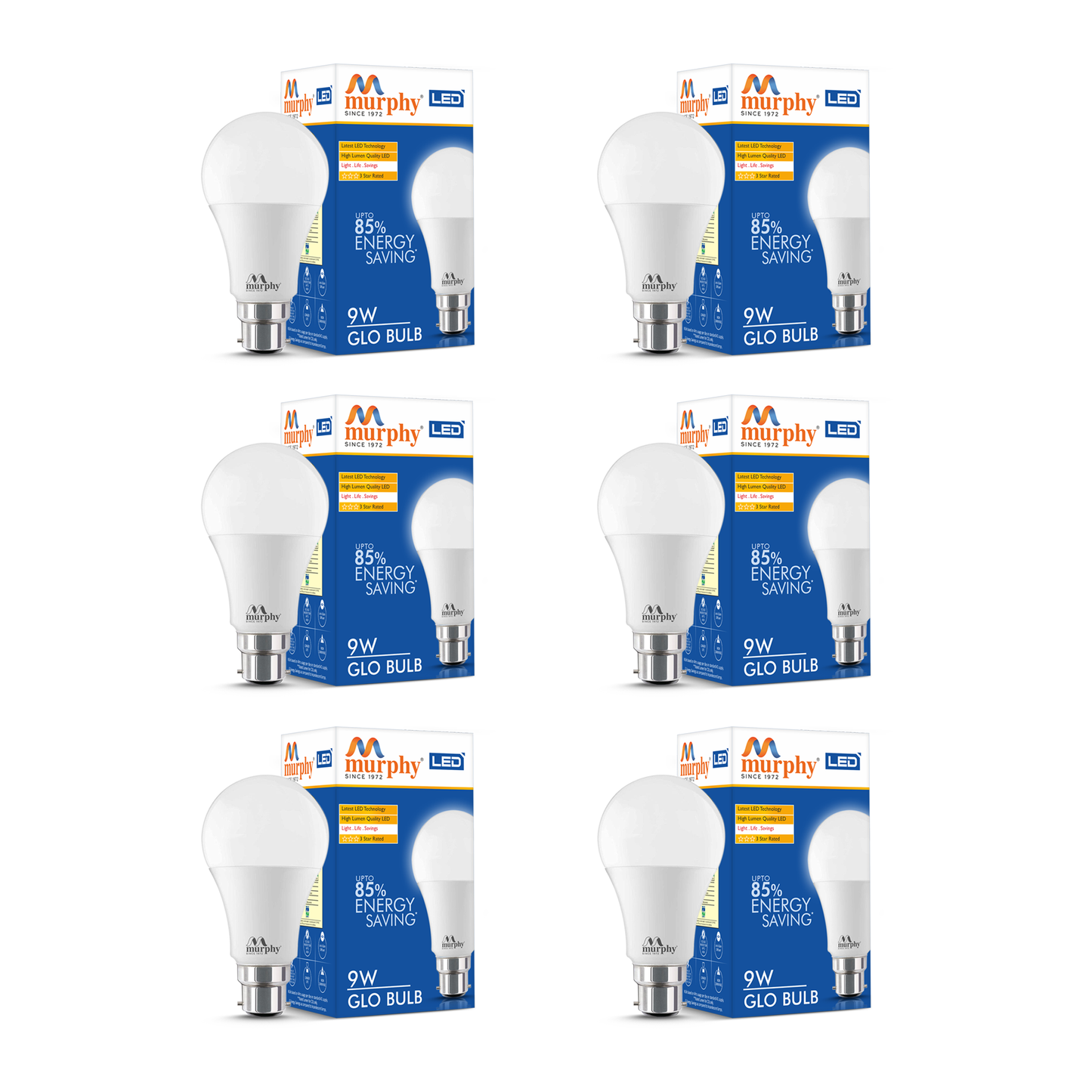 Murphy LED BEE 3 Star 9W GLO Bulb